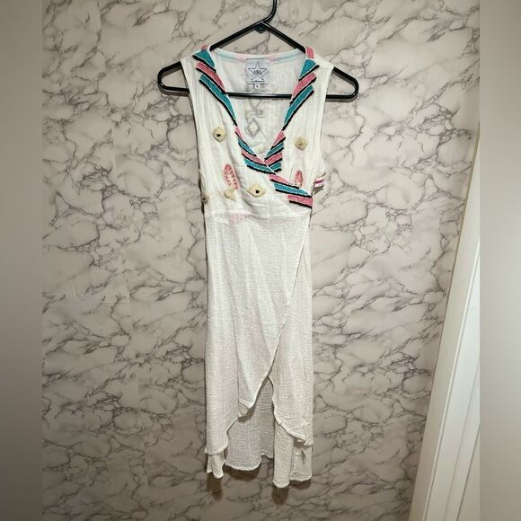 AREA STARS Mayan Embroidered Wrap Dress - Picture 3 of 12